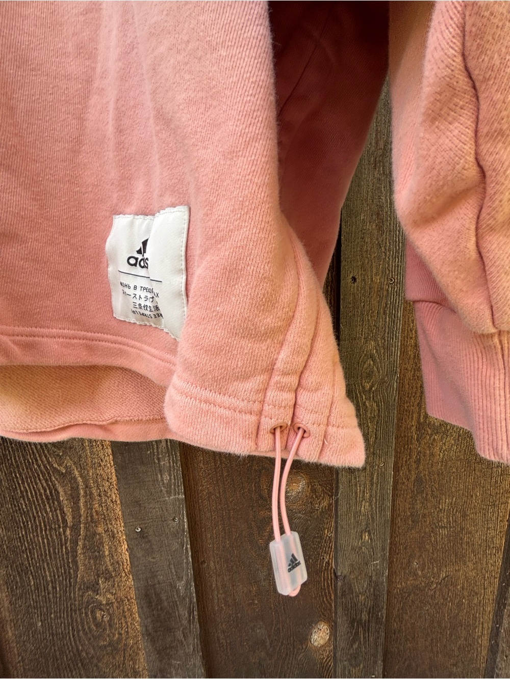 Adidas Peach Relaxed Hoodie - Picture 4 of 6